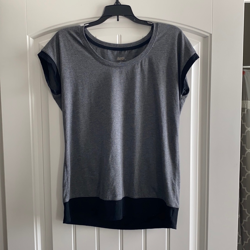 Black and gray top